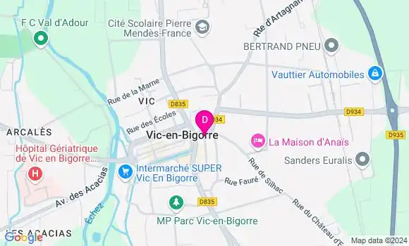 Localisation Oceane Sarda