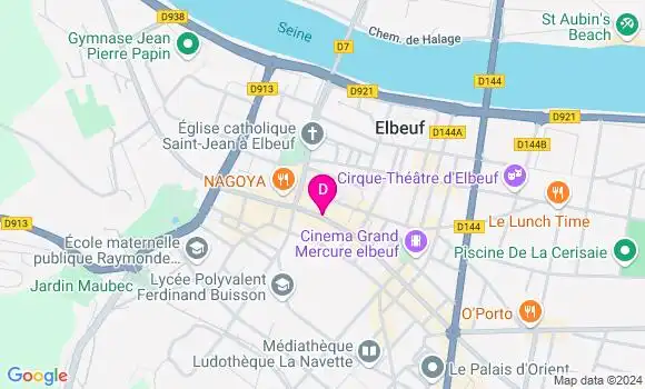 Localisation Daniel Timsit