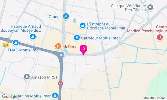Localisation Lauriane Prat