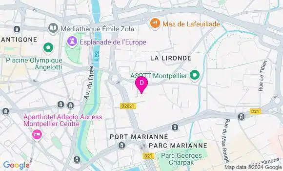 Localisation Margaux Vignon