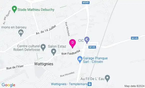 Localisation Marie Behague