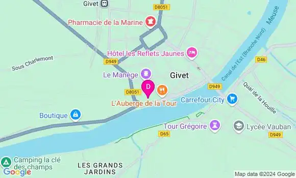 Localisation Fanny Monge Cadet