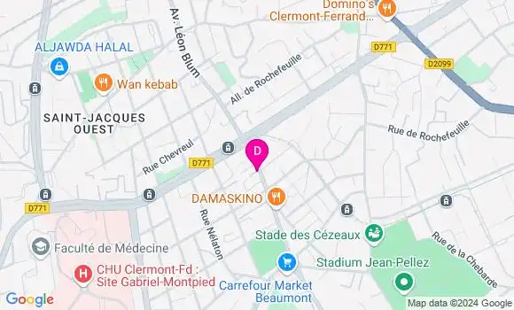 Localisation Emilie Decat
