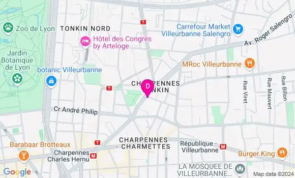 Localisation Cyrielle Bourges