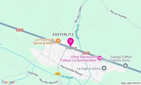Localisation Pierre Perdrix