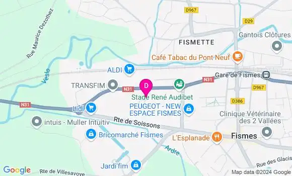 Localisation Alexis Garret