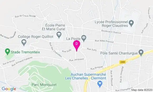 Localisation Frederic Augusto