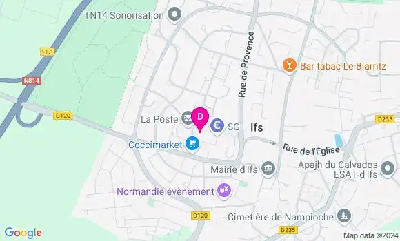 Localisation Lucie Lecesne