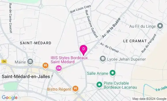 Localisation Elise Porfilet