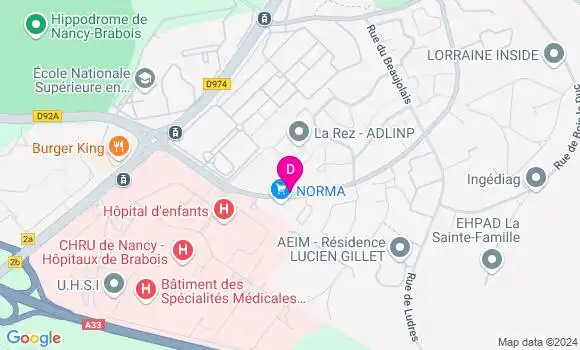 Localisation Lidwine Feyte