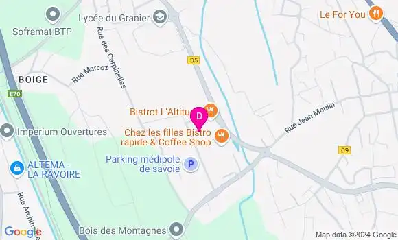 Localisation Maud Parriaux