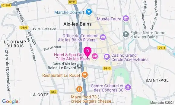 Localisation Auria Caspar