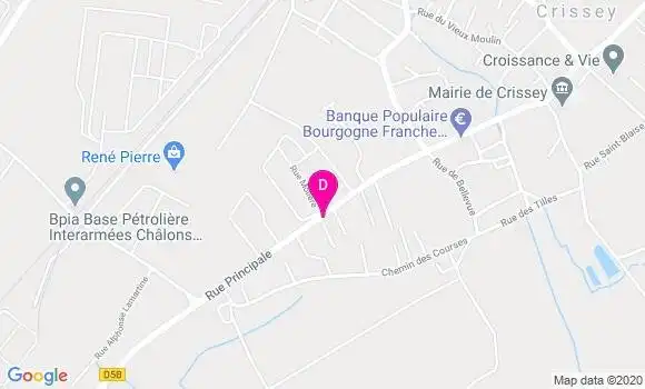 Localisation Antoine Lebettre