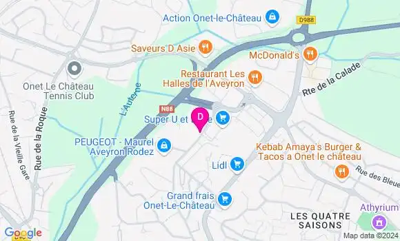 Localisation Emeline Bessiere