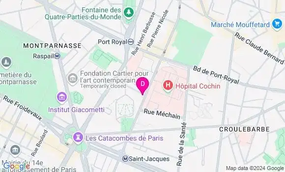 Localisation Audrey Cousinou