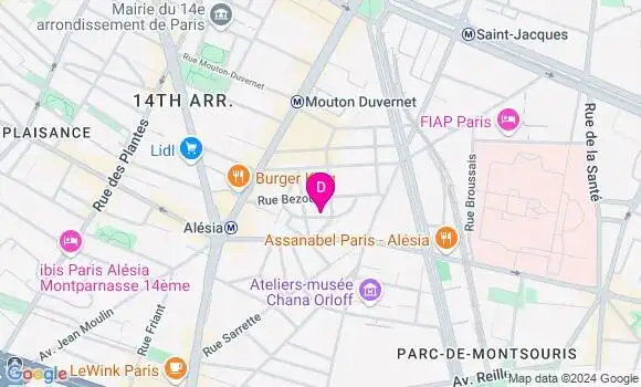 Localisation Simone Baudry