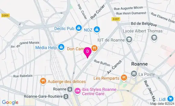 Localisation Betty Ouali Seon