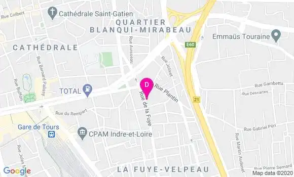 Localisation Julie Roquetaniere