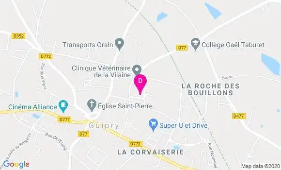Localisation Yves Mordellet