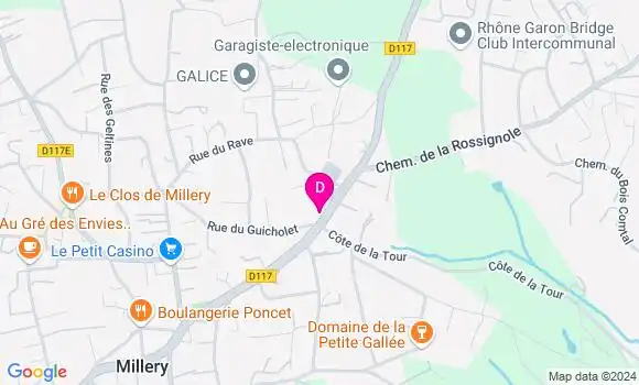 Localisation Juliette Darne Reure