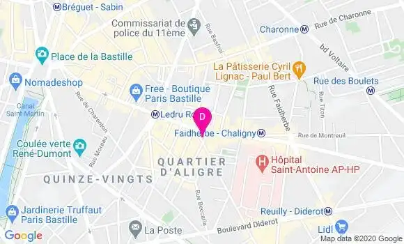 Localisation Veronique Hamon