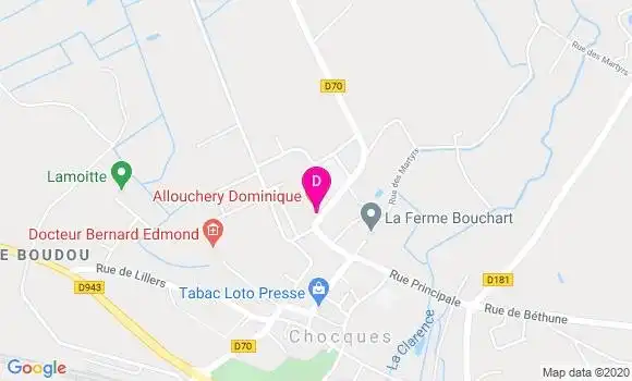 Localisation Dominique Allouchery