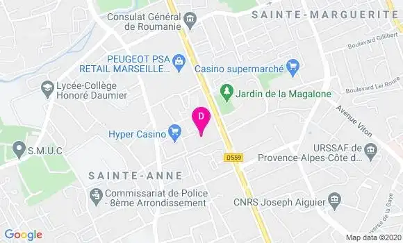 Localisation Antoine Sauvaget
