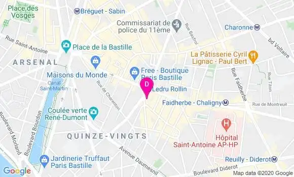 Localisation Eric Samuel Sellam