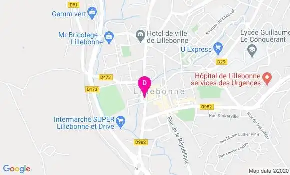 Localisation Michel Legros