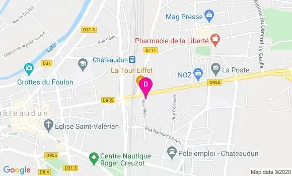Localisation Frederic Foucault