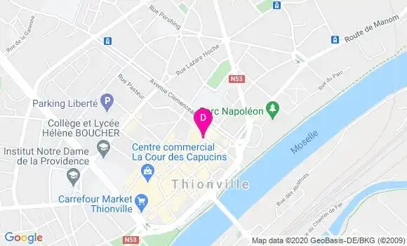 Localisation Amandine Marchal