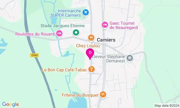 Localisation Liz Fourdinier