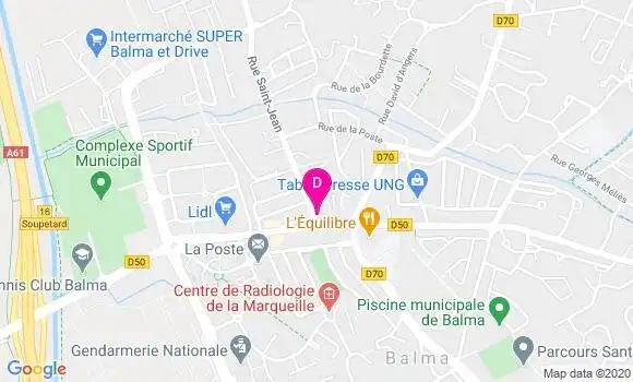 Localisation Jean Pierre Albarede