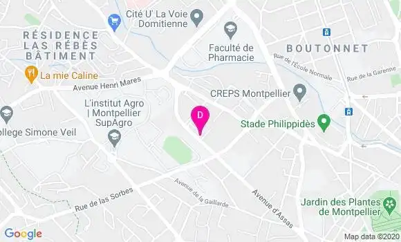 Localisation Magali Sanchez