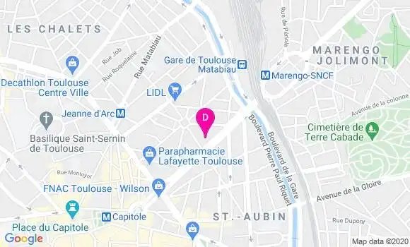 Localisation Mathilde Michel