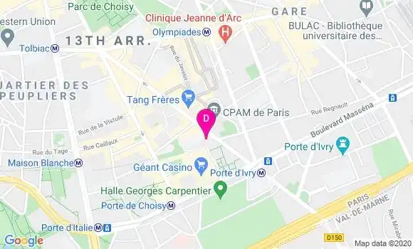 Localisation Frank Froger