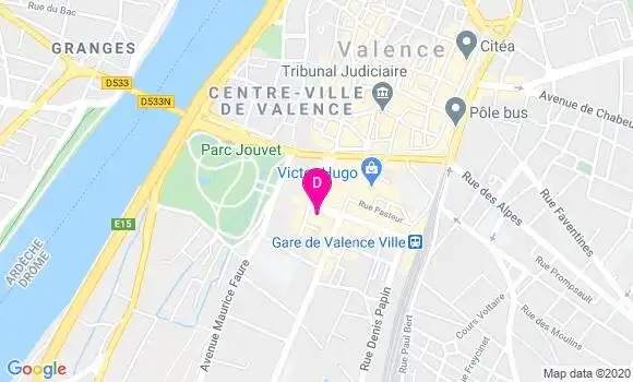 Localisation Justine Drencourt