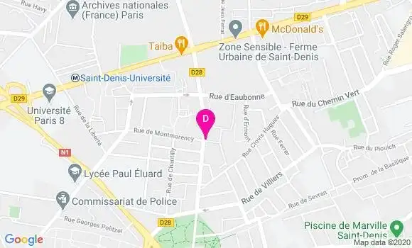 Localisation Francoise Fellous Lustman