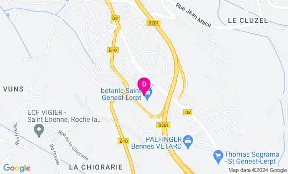 Localisation Emilie Bragard