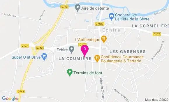 Localisation Anne Sophie Denis