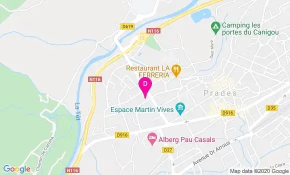 Localisation Christine Prats Desclaux