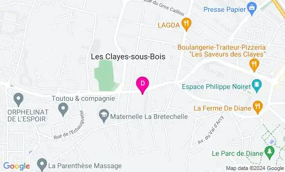 Localisation Raphaël Charousset