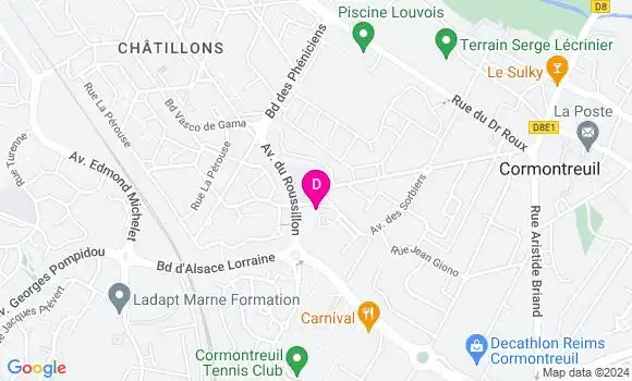 Localisation Cyrielle Barrer