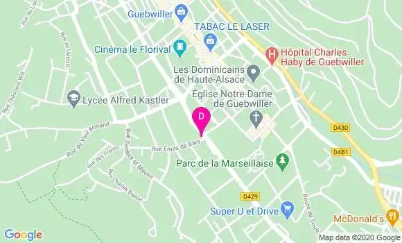 Localisation Delphine Reys