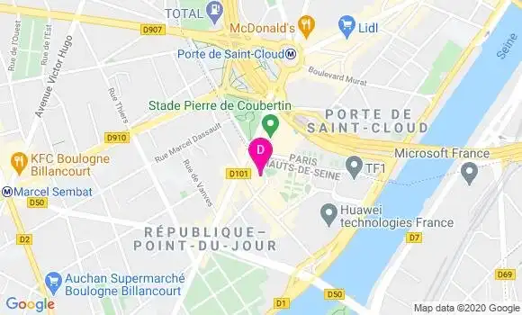 Localisation Yvon Nataf