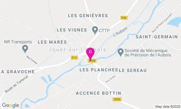 Localisation Jacques Bruguiere
