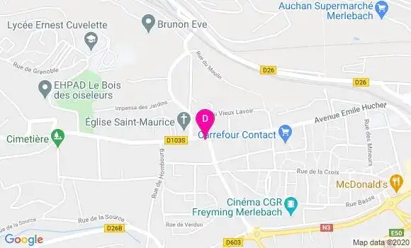 Localisation Catherine Fauvel