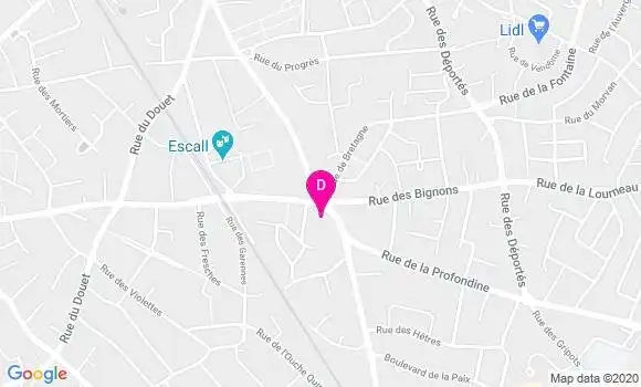 Localisation Cecile Guindon Lepine
