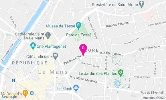 Localisation Chloe Plassart