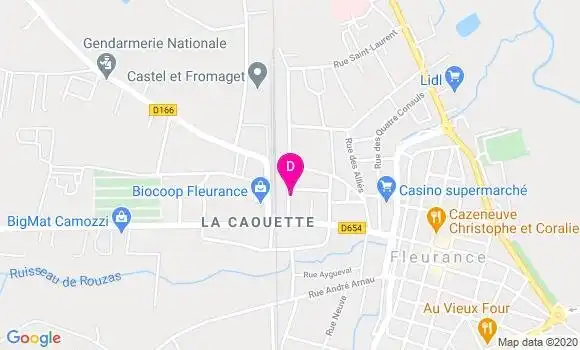 Localisation Tania Castro